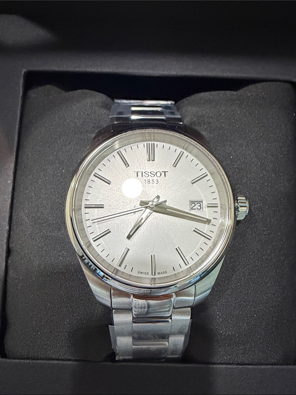 Tissot women’s 34mm Silver Dial Stainless Steel Bracelet Watch